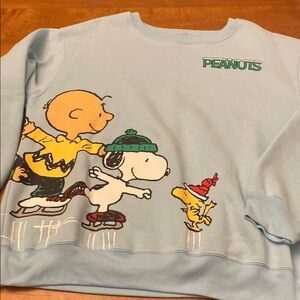 Peanuts Light Blue Sweatshirt